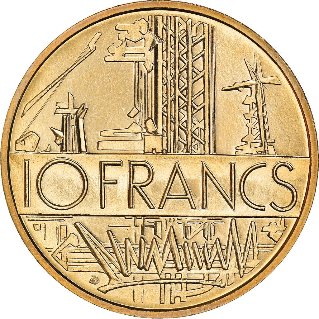 French Coin 10 Francs | KM940 | France | 1974 - 1987