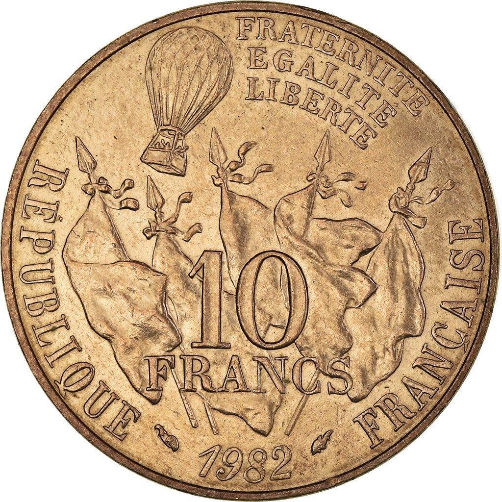 French Coin 10 Francs | Leon Gambetta | KM950 | France | 1982