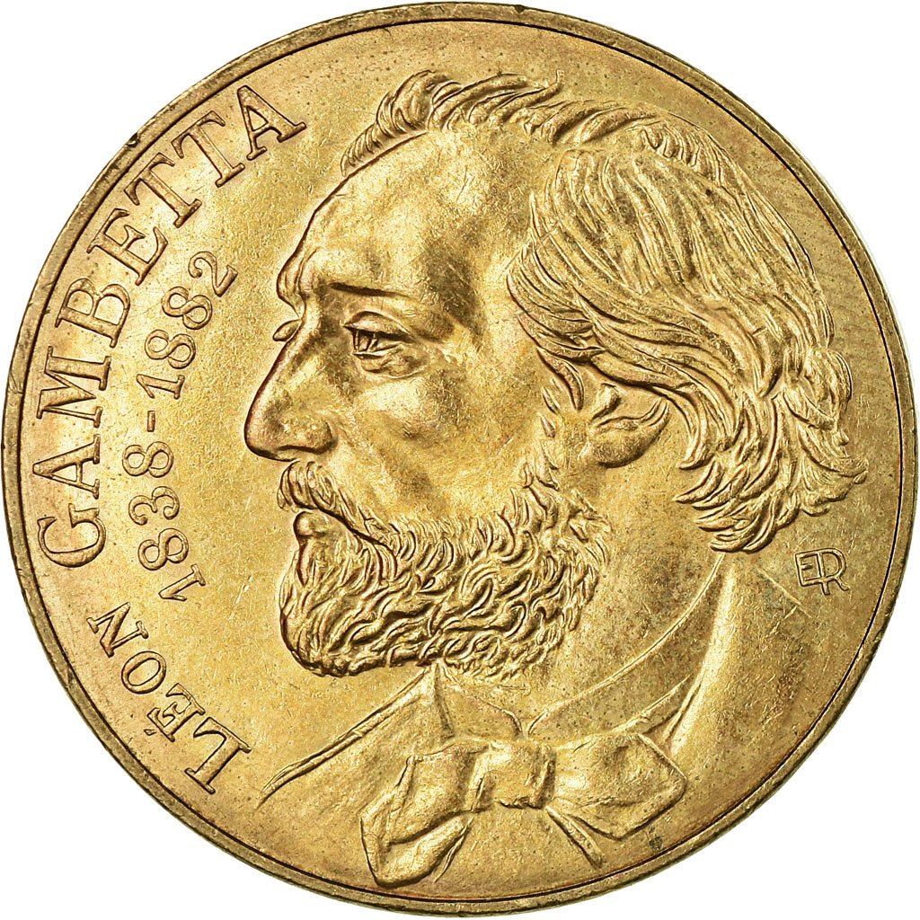 French Coin 10 Francs | Leon Gambetta | KM950 | France | 1982