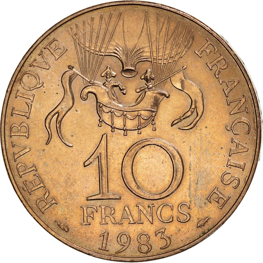 French Coin 10 Francs | Space Conquest | KM952 | France | 1983