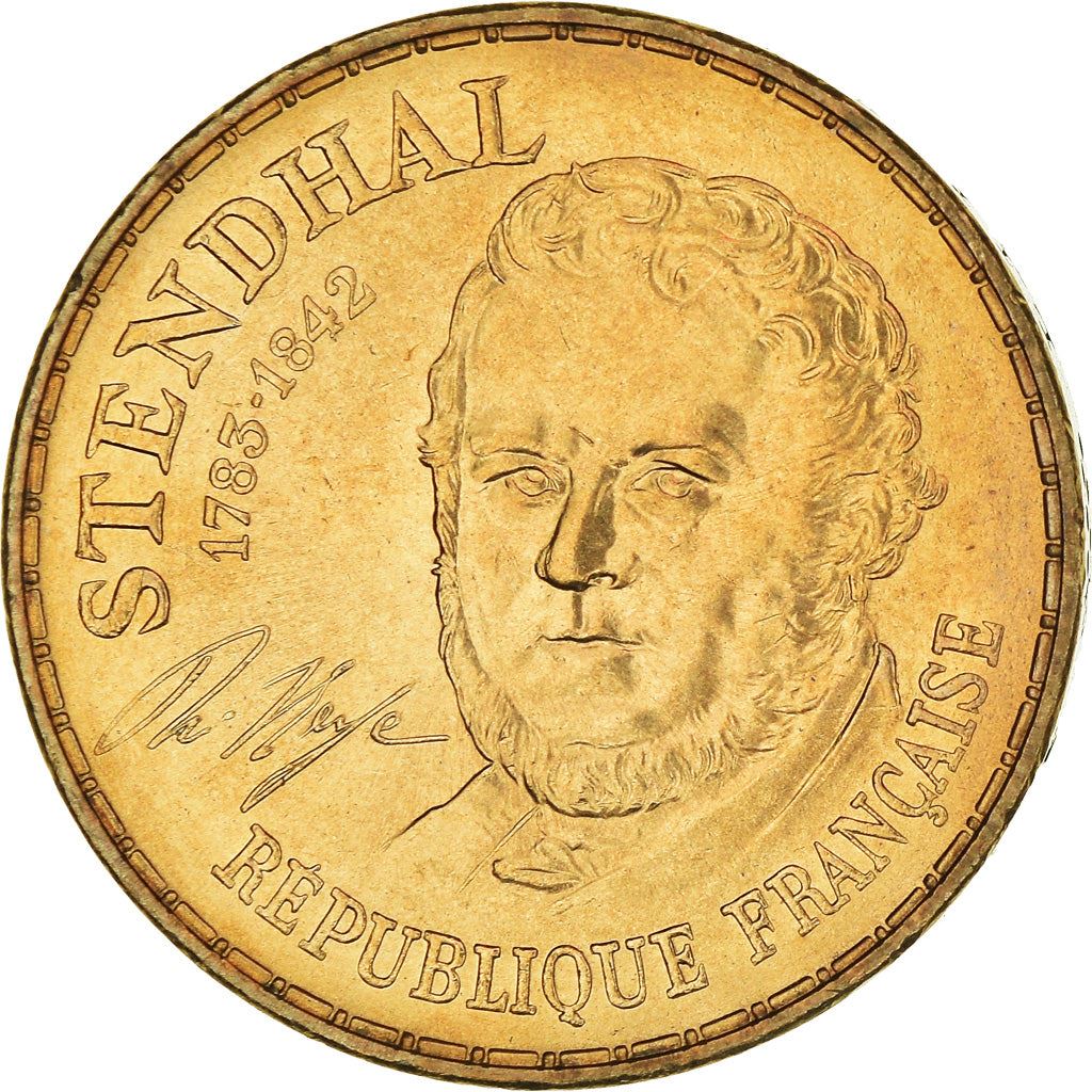 French Coin 10 Francs | Stendhal | KM953 | France | 1983