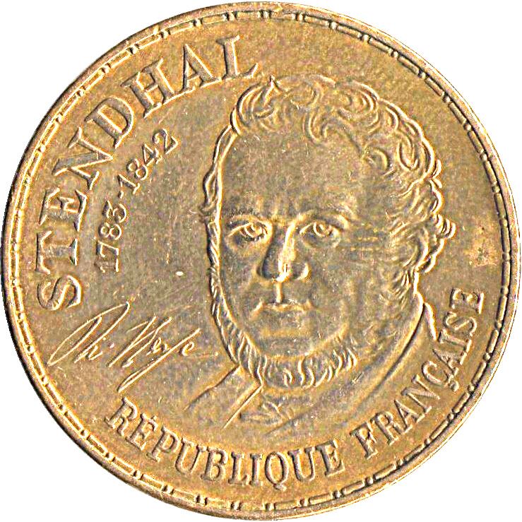 French Coin 10 Francs | Stendhal | KM953 | France | 1983