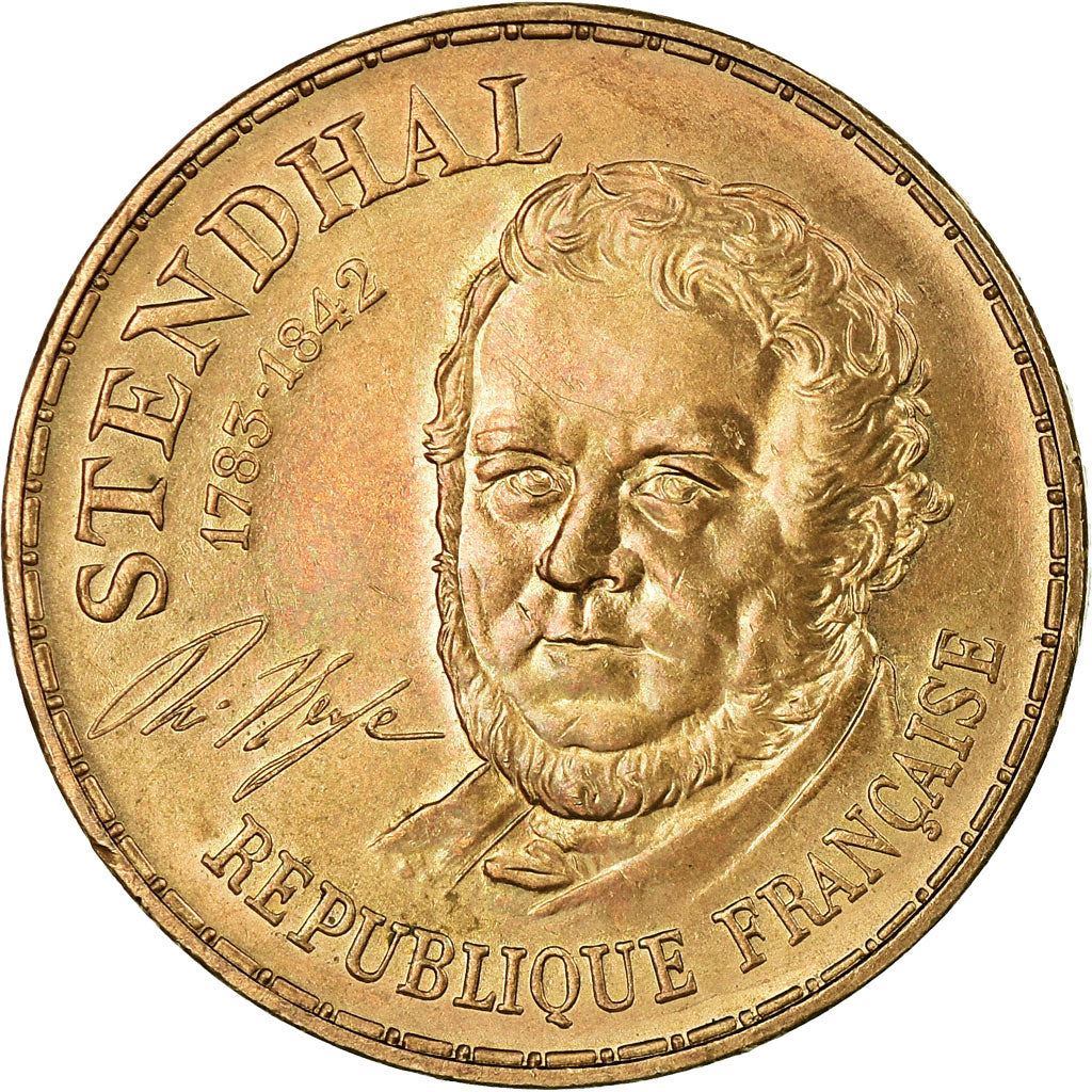 French Coin 10 Francs | Stendhal | KM953 | France | 1983