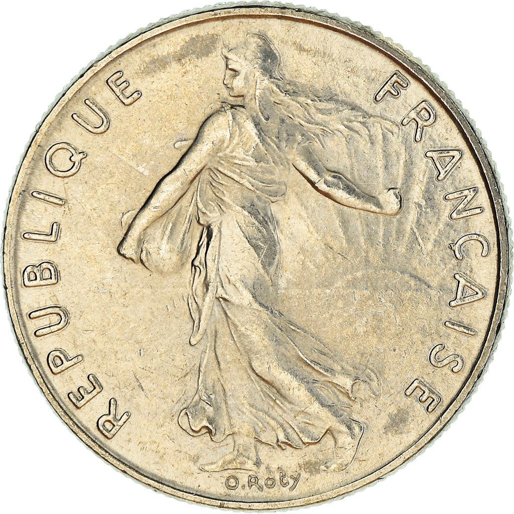 French Coin ½ Franc | signature O. Roty | KM931.1 | France | 1964 - 2001