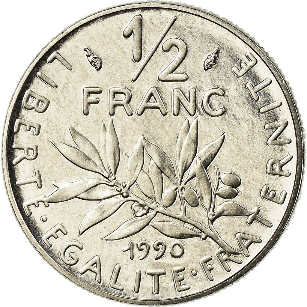 French Coin ½ Franc | signature O. Roty | KM931.1 | France | 1964 - 2001