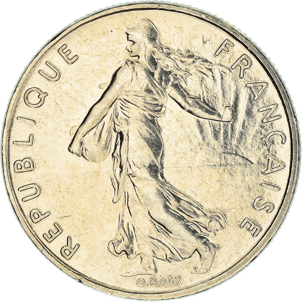 French Coin ½ Franc | signature O. Roty | KM931.1 | France | 1964 - 2001