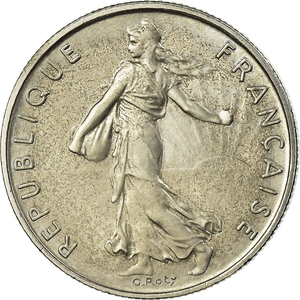 French Coin ½ Franc | signature O. Roty | KM931.1 | France | 1964 - 2001