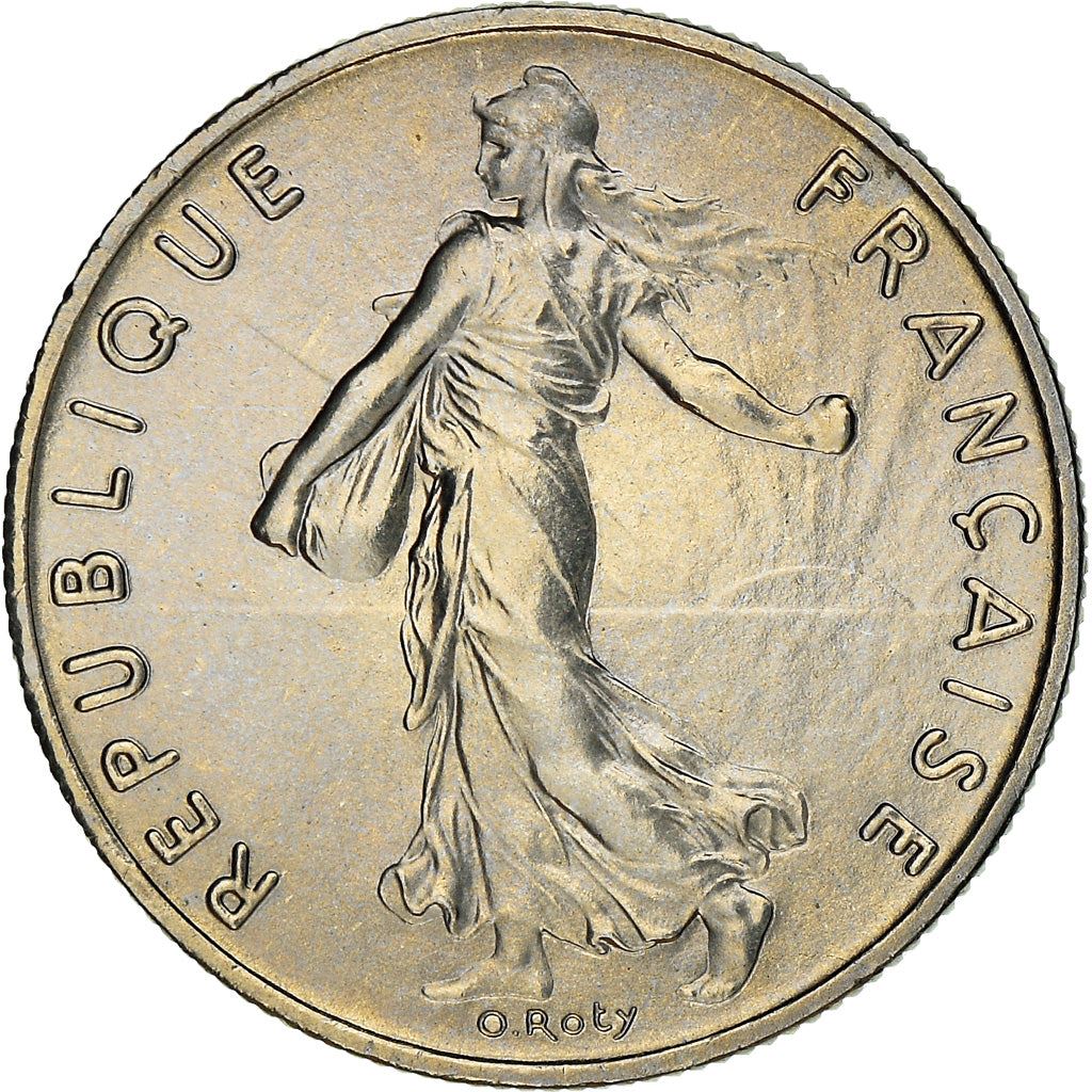 French Coin ½ Franc | signature O. Roty | KM931.1 | France | 1964 - 2001