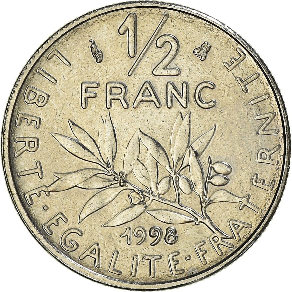 French Coin ½ Franc | signature O. Roty | KM931.1 | France | 1964 - 2001