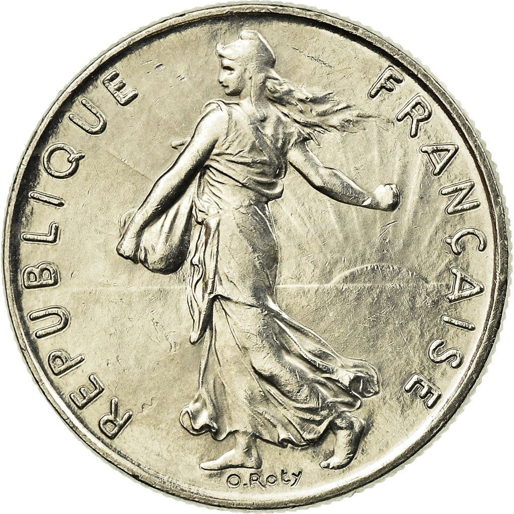 French Coin ½ Franc | signature O. Roty | KM931.1 | France | 1964 - 2001