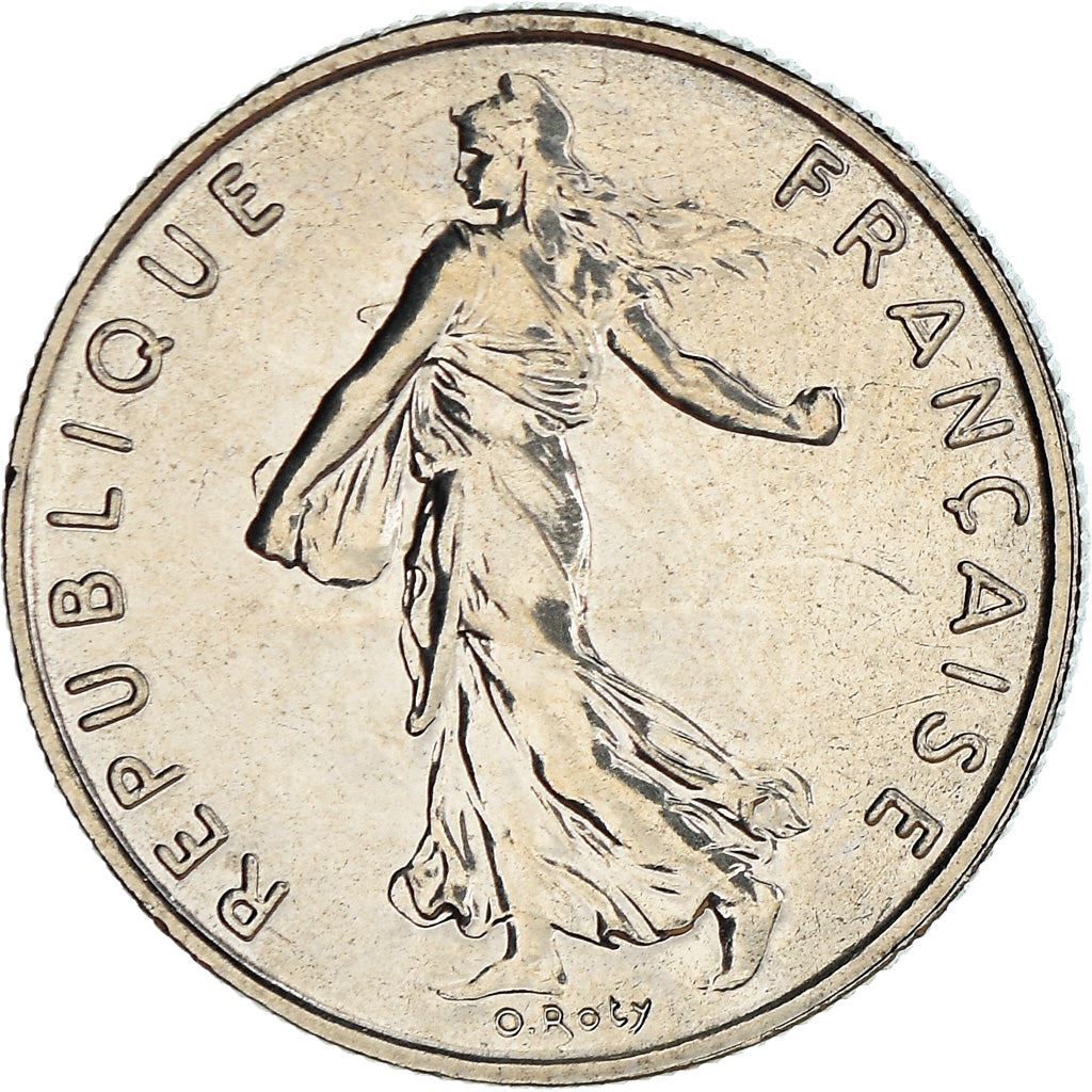 French Coin ½ Franc | signature O. Roty | KM931.1 | France | 1964 - 2001