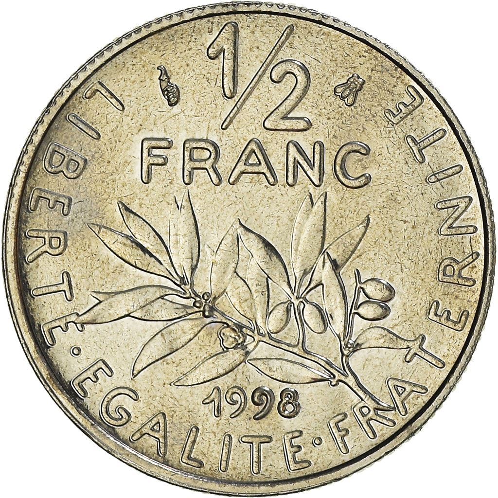 French Coin ½ Franc | signature O. Roty | KM931.1 | France | 1964 - 2001