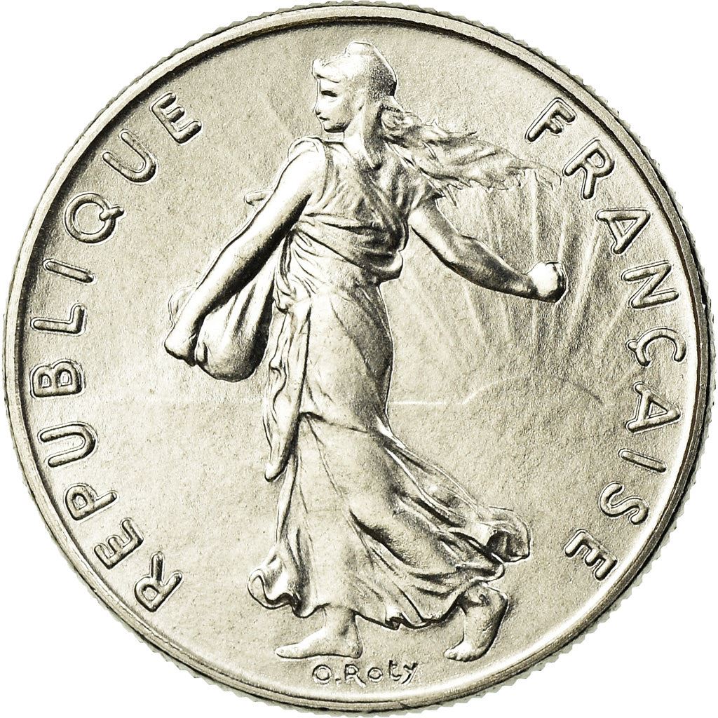 French Coin ½ Franc | signature O. Roty | KM931.1 | France | 1964 - 2001