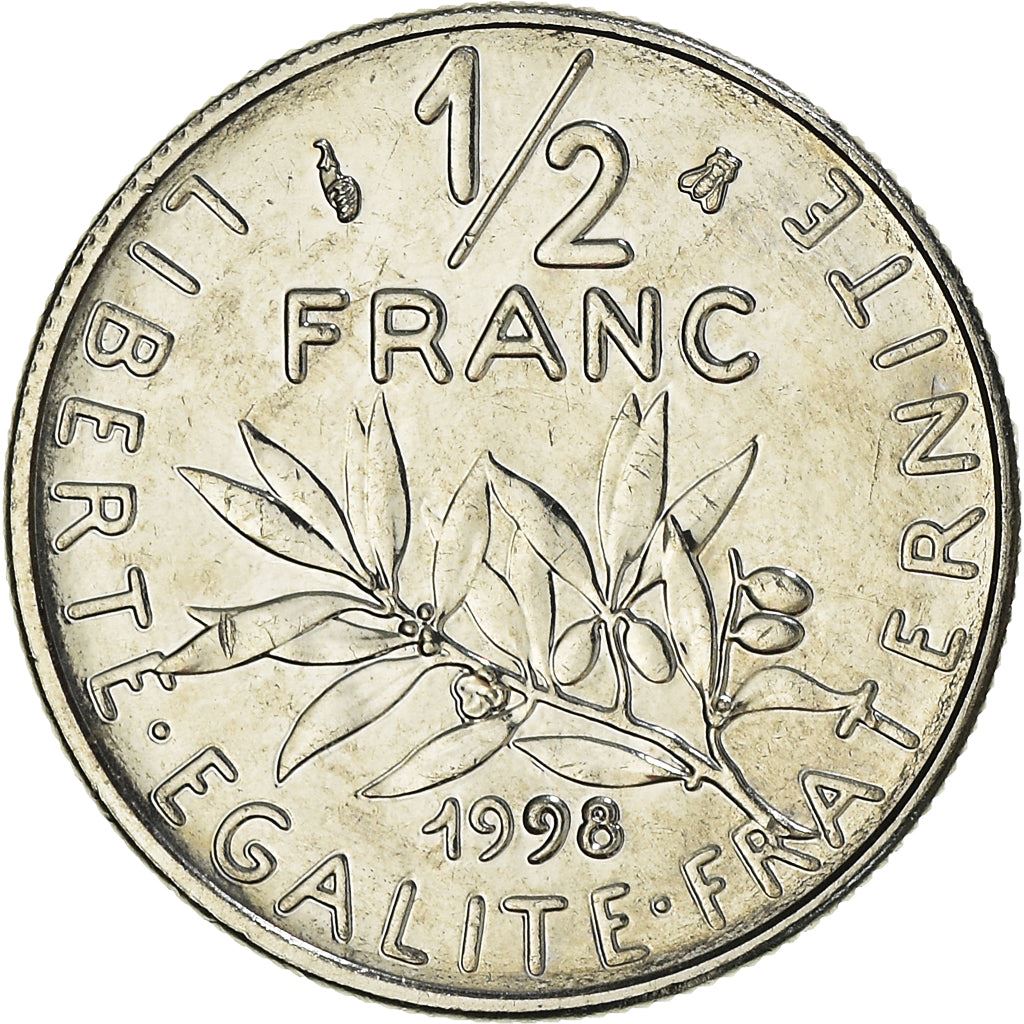 French Coin ½ Franc | signature O. Roty | KM931.1 | France | 1964 - 2001