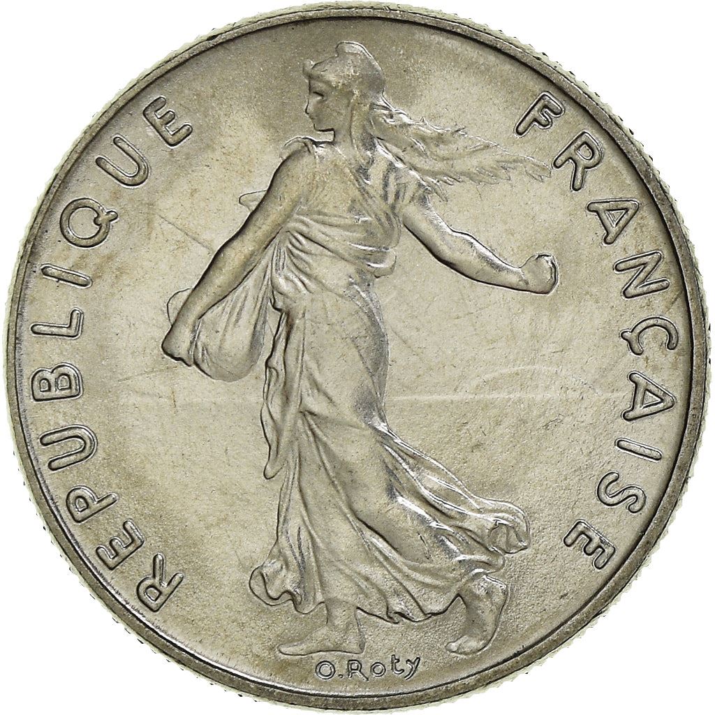 French Coin ½ Franc | signature O. Roty | KM931.1 | France | 1964 - 2001