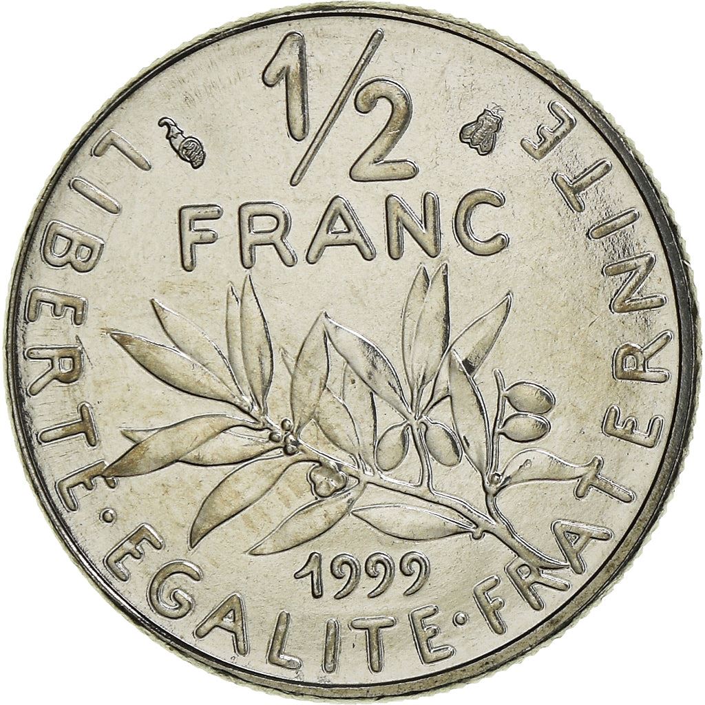 French Coin ½ Franc | signature O. Roty | KM931.1 | France | 1964 - 2001