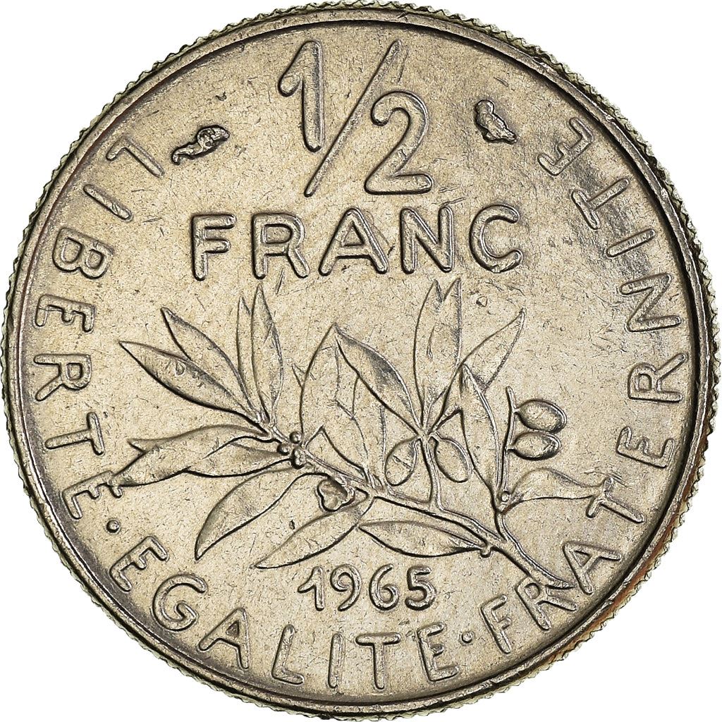 French Coin ½ Franc | signature O. Roty | KM931.1 | France | 1964 - 2001