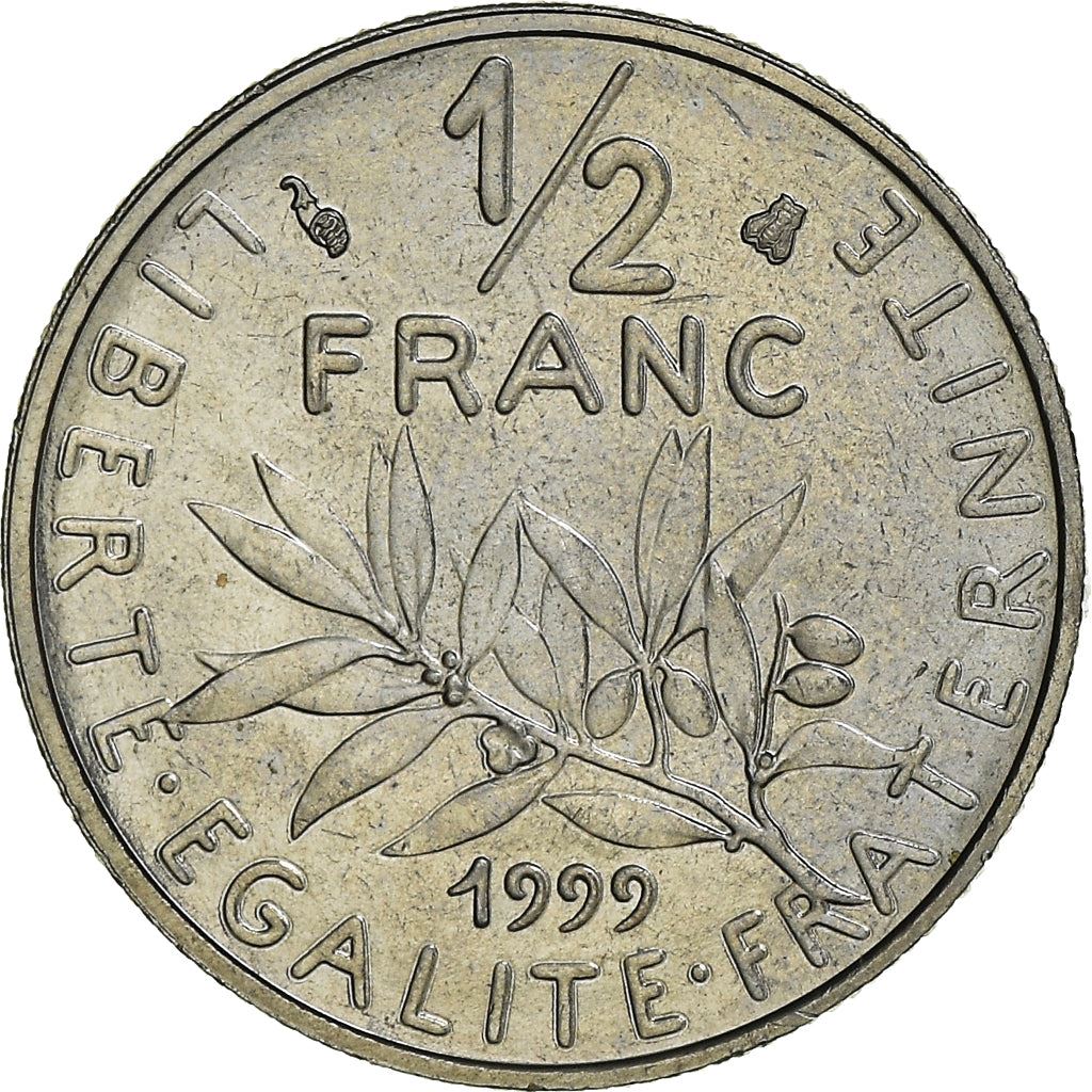 French Coin ½ Franc | signature O. Roty | KM931.1 | France | 1964 - 2001