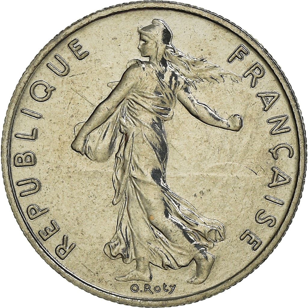 French Coin ½ Franc | signature O. Roty | KM931.1 | France | 1964 - 2001