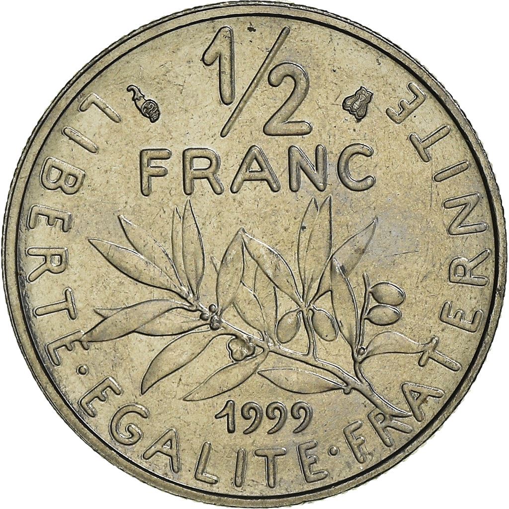 French Coin ½ Franc | signature O. Roty | KM931.1 | France | 1964 - 2001