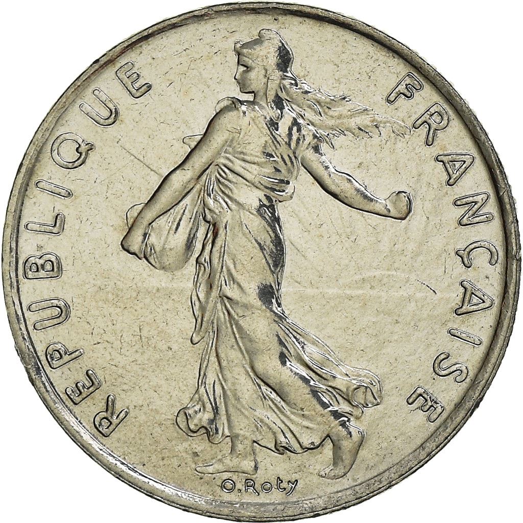 French Coin ½ Franc | signature O. Roty | KM931.1 | France | 1964 - 2001