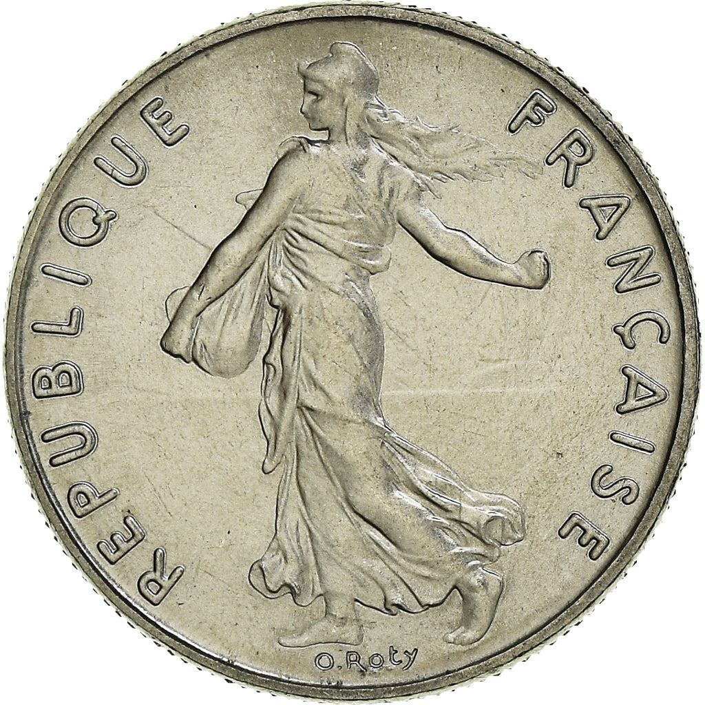 French Coin ½ Franc | signature O. Roty | KM931.1 | France | 1964 - 2001