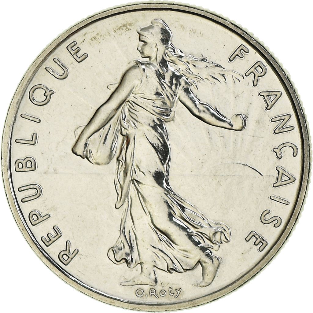 French Coin ½ Franc | signature O. Roty | KM931.1 | France | 1964 - 2001