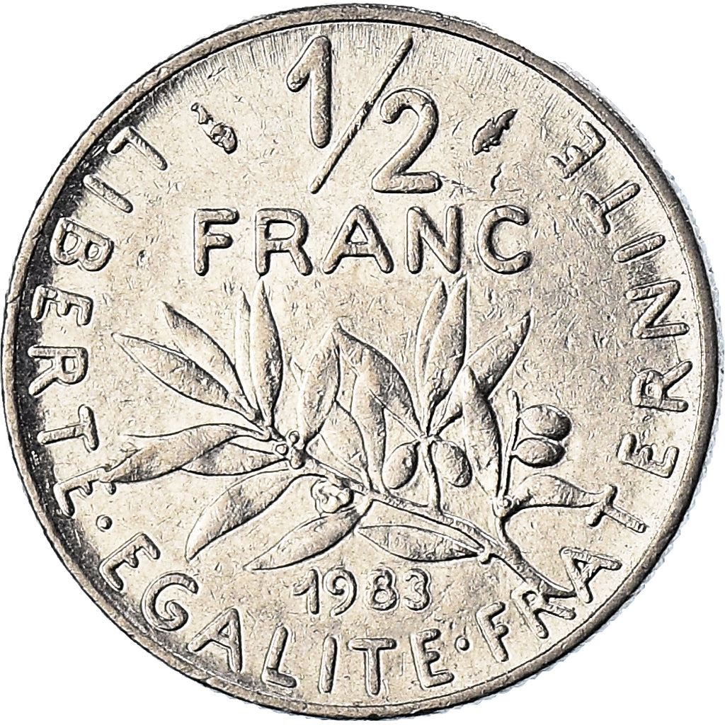 French Coin ½ Franc | signature O. Roty | KM931.1 | France | 1964 - 2001