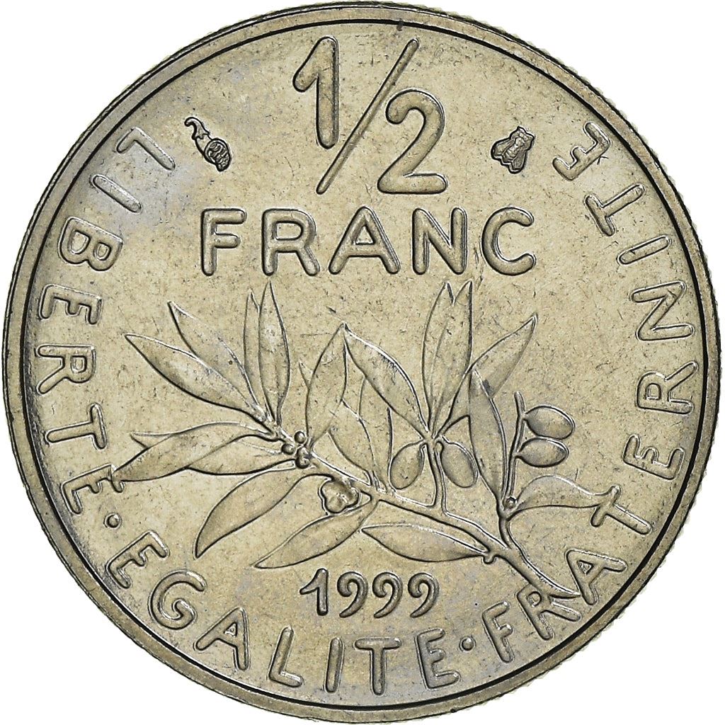 French Coin ½ Franc | signature O. Roty | KM931.1 | France | 1964 - 2001