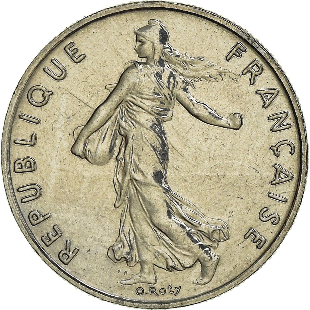 French Coin ½ Franc | signature O. Roty | KM931.1 | France | 1964 - 2001