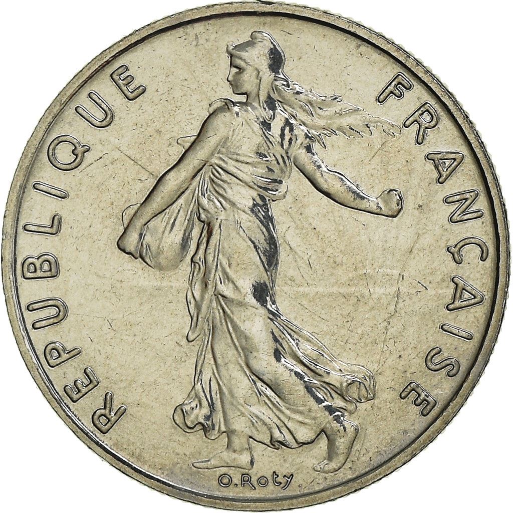 French Coin ½ Franc | signature O. Roty | KM931.1 | France | 1964 - 2001