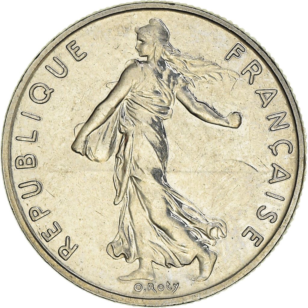 French Coin ½ Franc | signature O. Roty | KM931.1 | France | 1964 - 2001