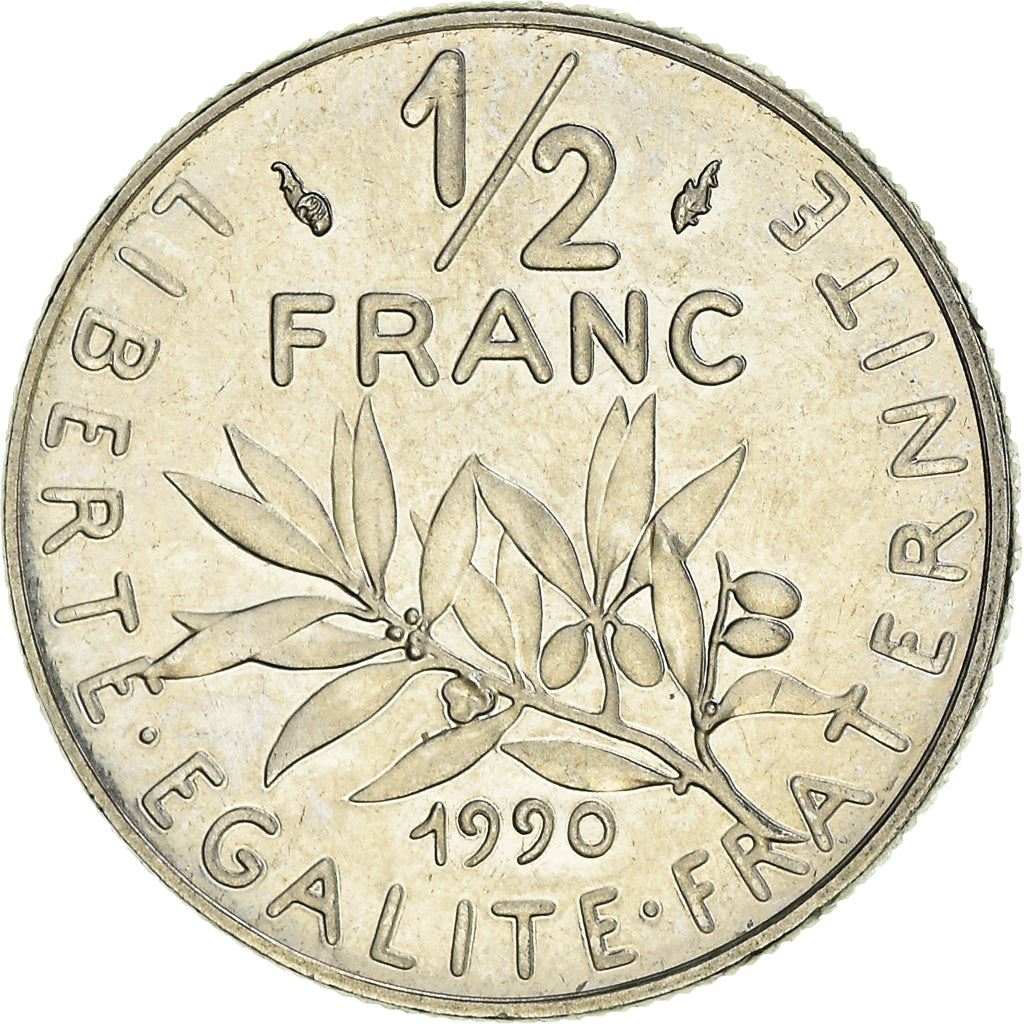 French Coin ½ Franc | signature O. Roty | KM931.1 | France | 1964 - 2001