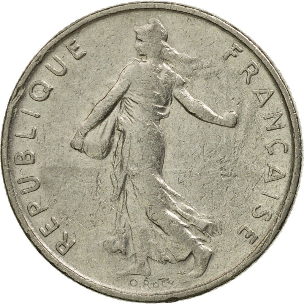 French Coin ½ Franc | signature O. Roty | KM931.1 | France | 1964 - 2001