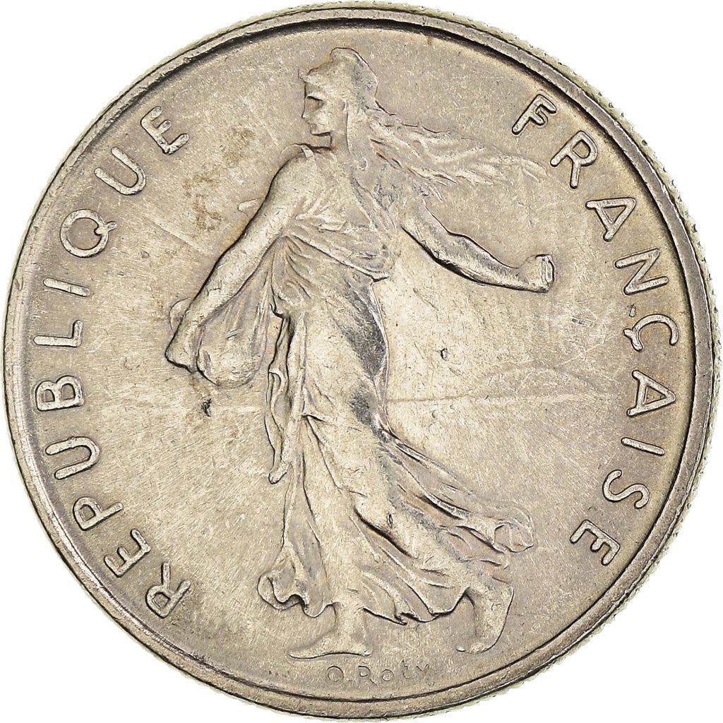 French Coin ½ Franc | signature O. Roty | KM931.1 | France | 1964 - 2001