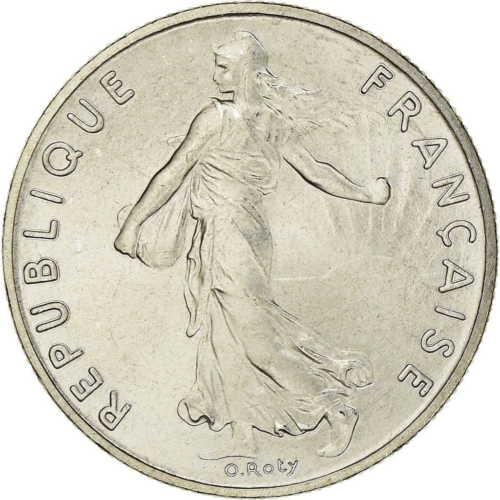 French Coin ½ Franc | signature O. Roty | KM931.1 | France | 1964 - 2001