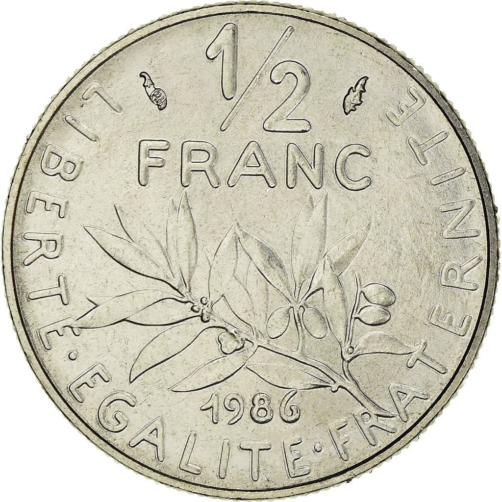 French Coin ½ Franc | signature O. Roty | KM931.1 | France | 1964 - 2001