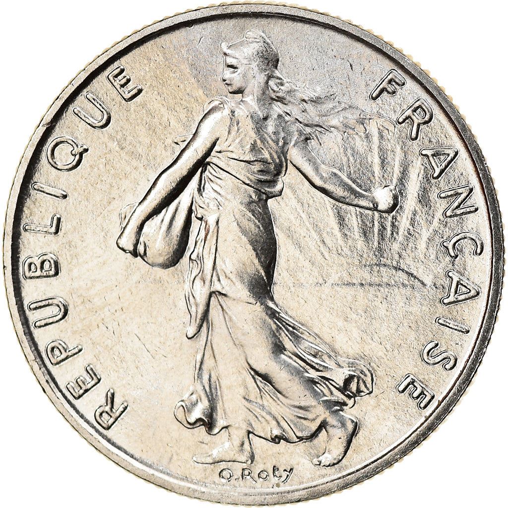 French Coin ½ Franc | signature O. Roty | KM931.1 | France | 1964 - 2001