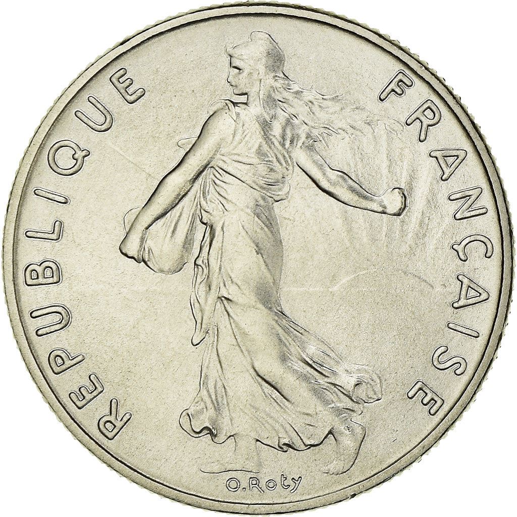 French Coin ½ Franc | signature O. Roty | KM931.1 | France | 1964 - 2001