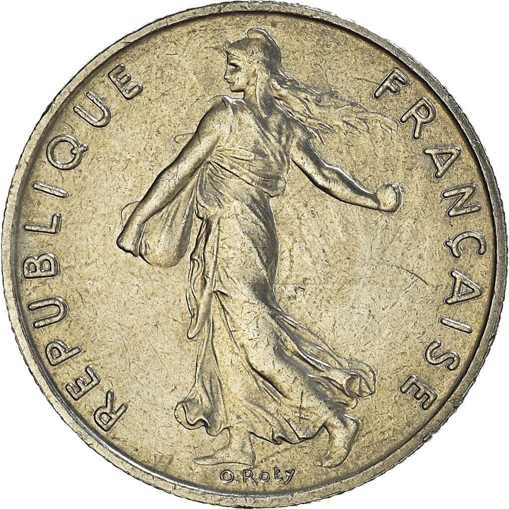 French Coin ½ Franc | signature O. Roty | KM931.1 | France | 1964 - 2001