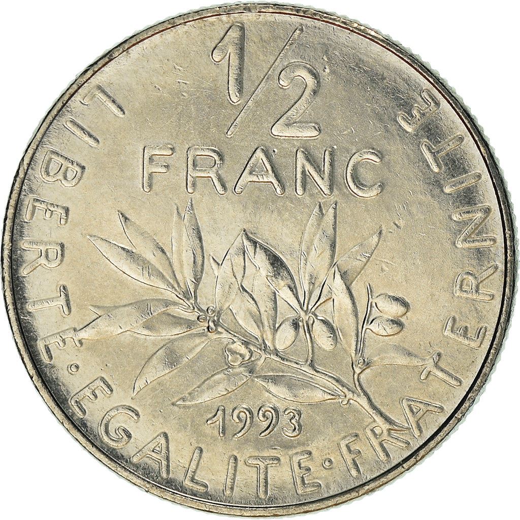 French Coin ½ Franc | signature O. Roty | KM931.1 | France | 1964 - 2001