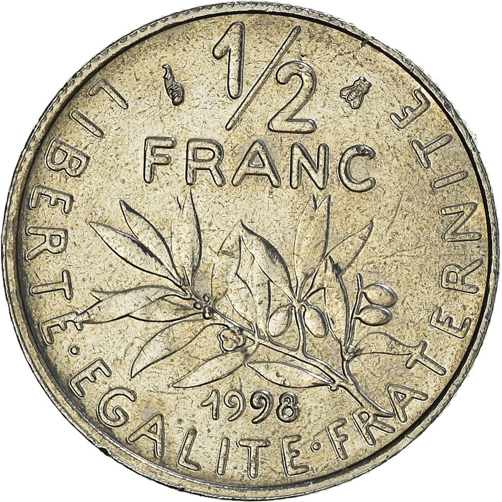 French Coin ½ Franc | signature O. Roty | KM931.1 | France | 1964 - 2001