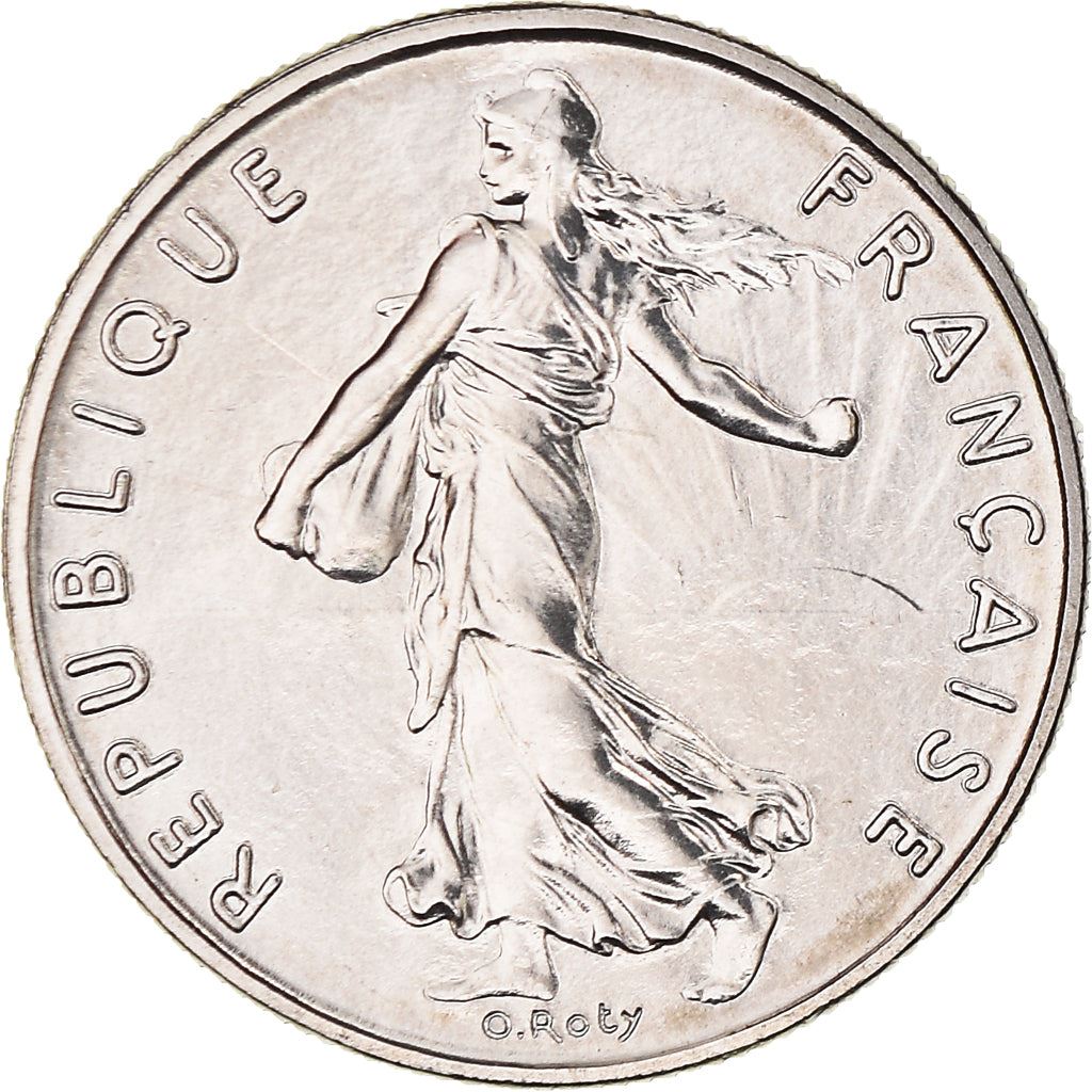 French Coin ½ Franc | signature O. Roty | KM931.1 | France | 1964 - 2001