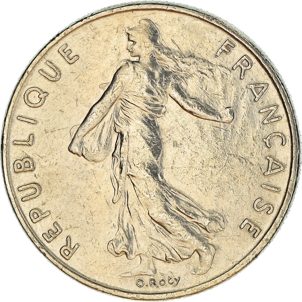 French Coin ½ Franc | signature O. Roty | KM931.1 | France | 1964 - 2001