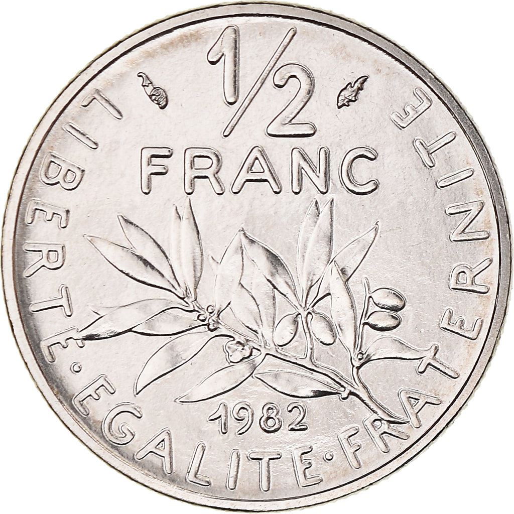 French Coin ½ Franc | signature O. Roty | KM931.1 | France | 1964 - 2001