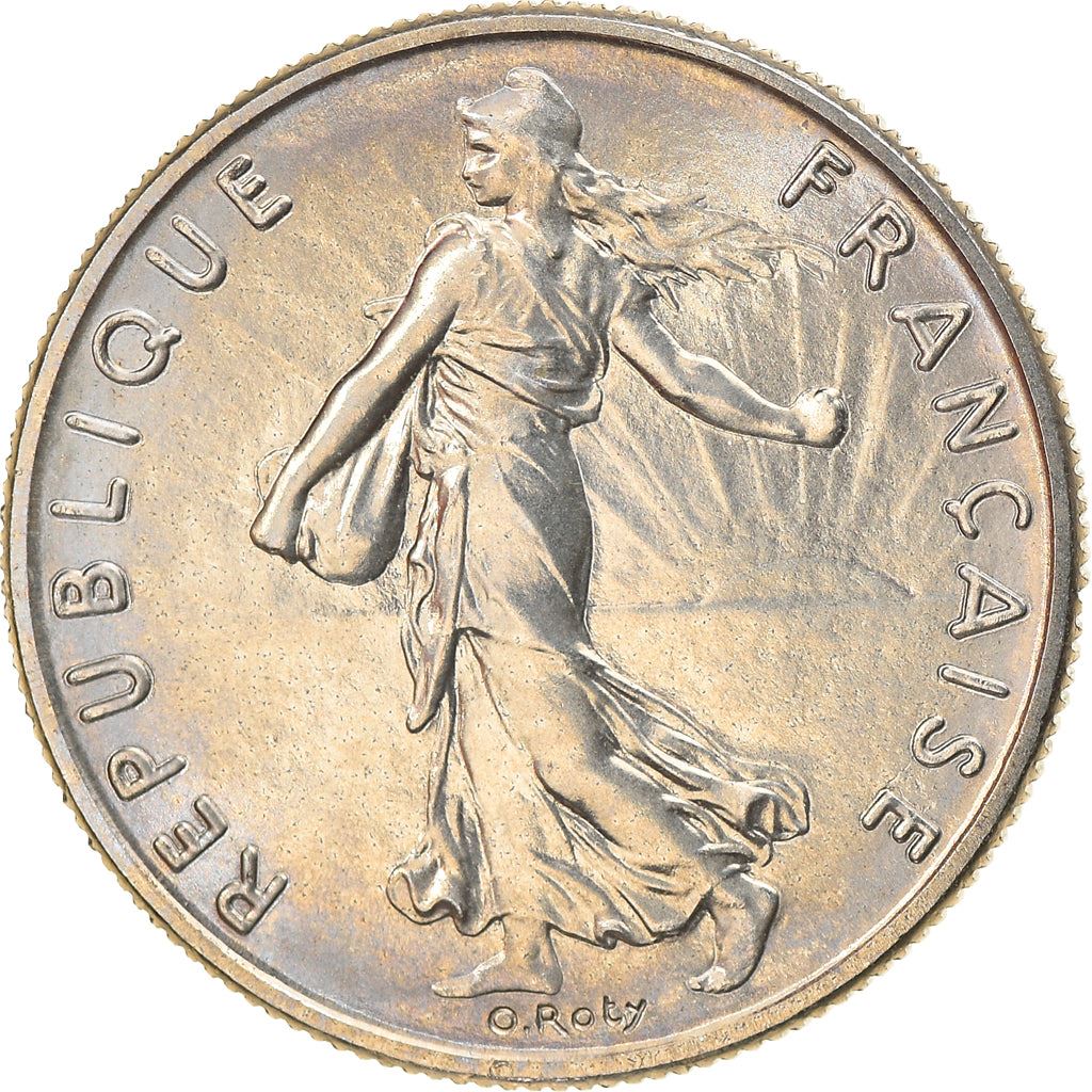 French Coin ½ Franc | signature O. Roty | KM931.1 | France | 1964 - 2001