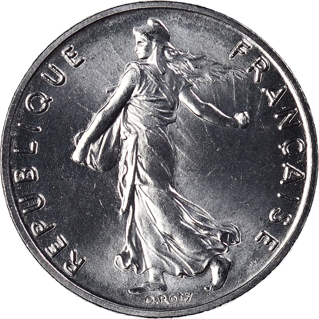 French Coin ½ Franc | signature O. Roty | KM931.1 | France | 1964 - 2001