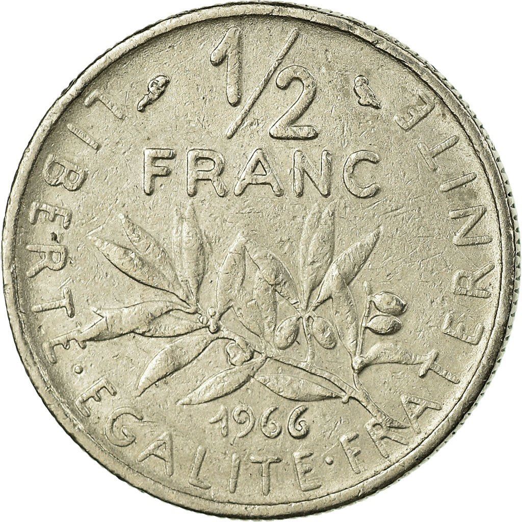 French Coin ½ Franc | signature O. Roty | KM931.1 | France | 1964 - 2001