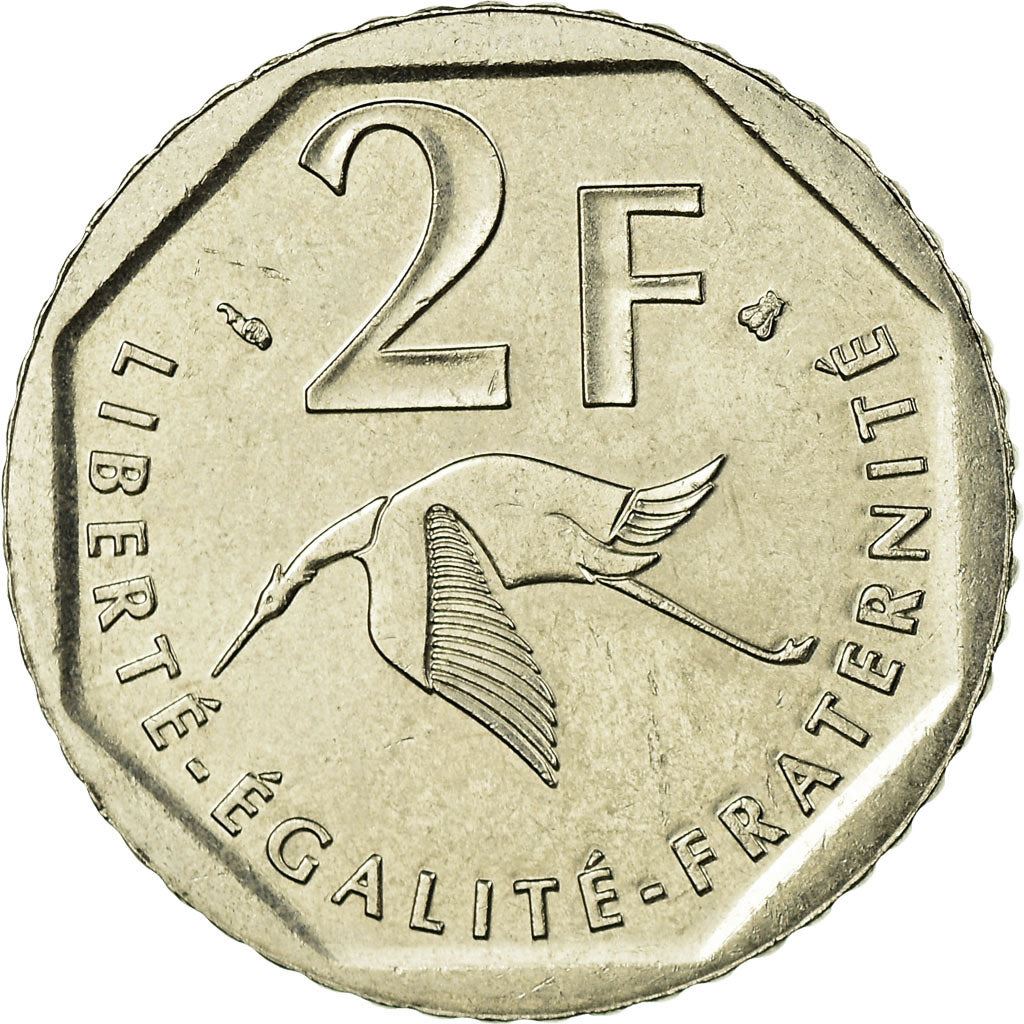 French Coin 2 Francs | Georges Guynemer | KM1187 | France | 1997