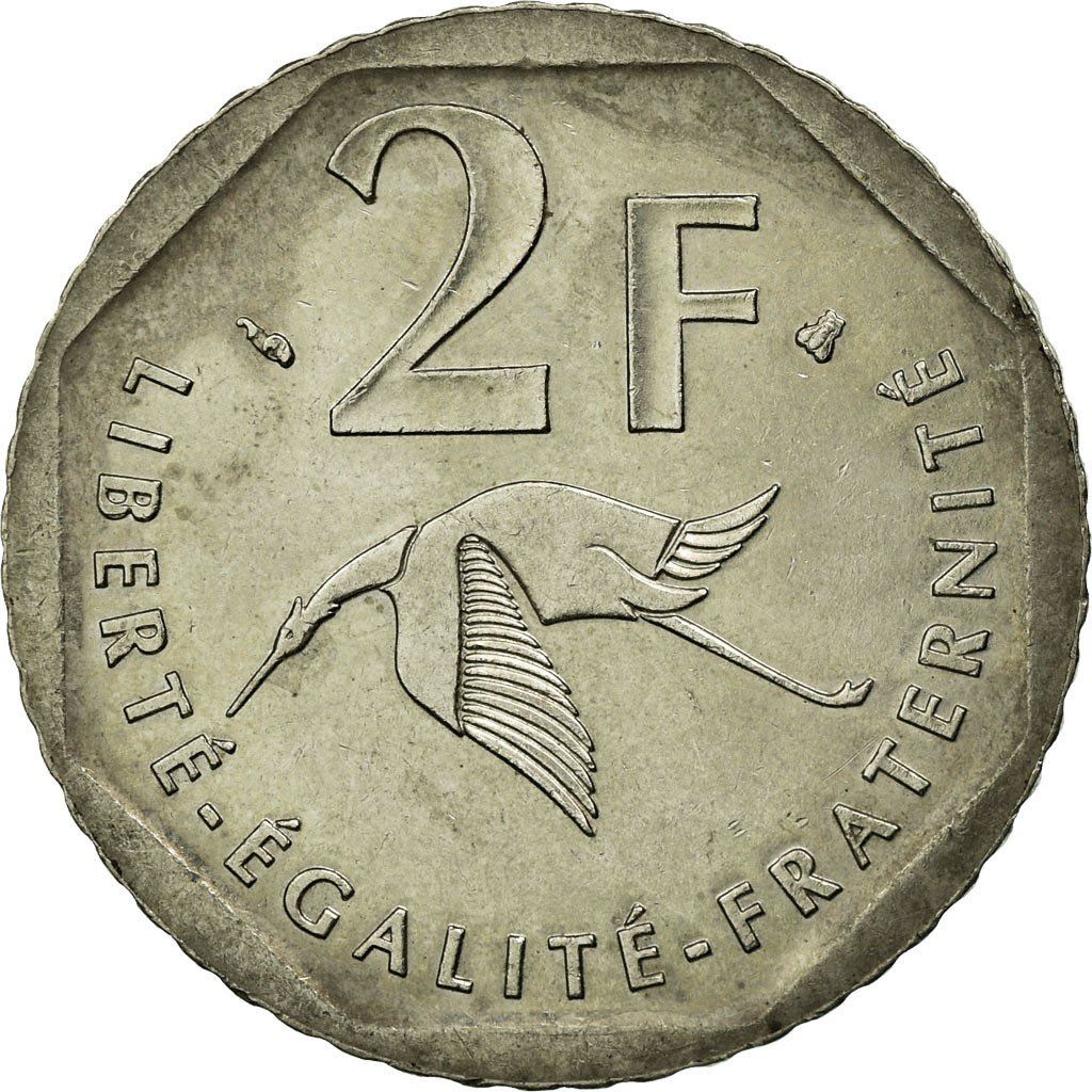 French Coin 2 Francs | Georges Guynemer | KM1187 | France | 1997